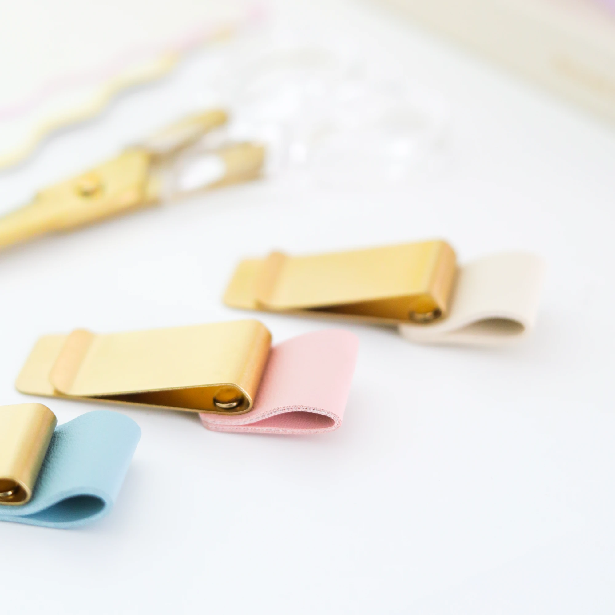 Brass Clip Pen Holder