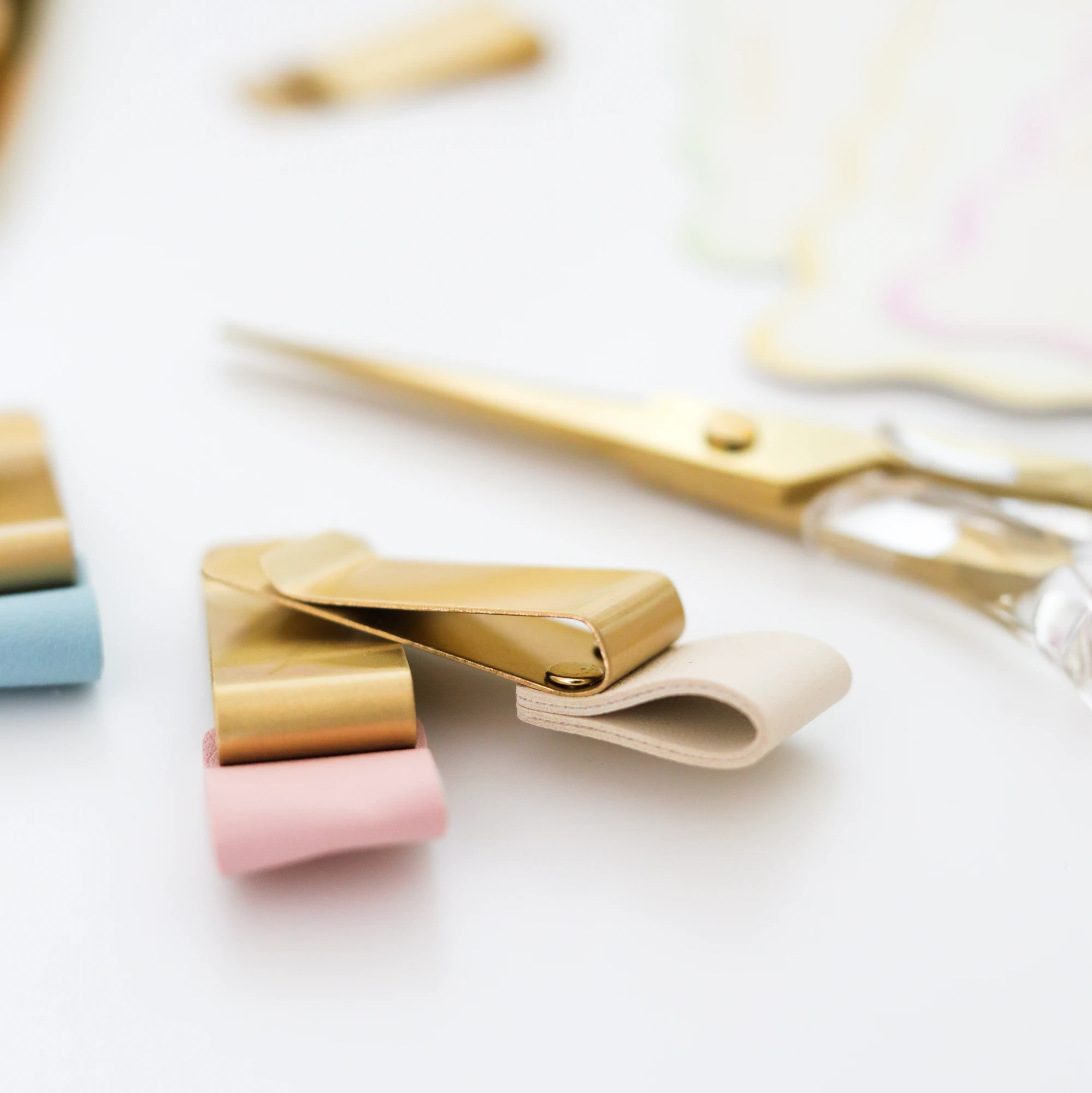Brass Clip Pen Holder