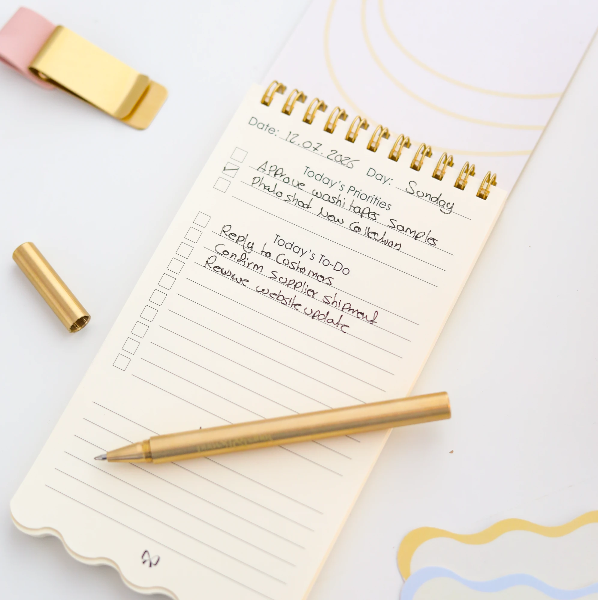 Soft Floral To-Do List