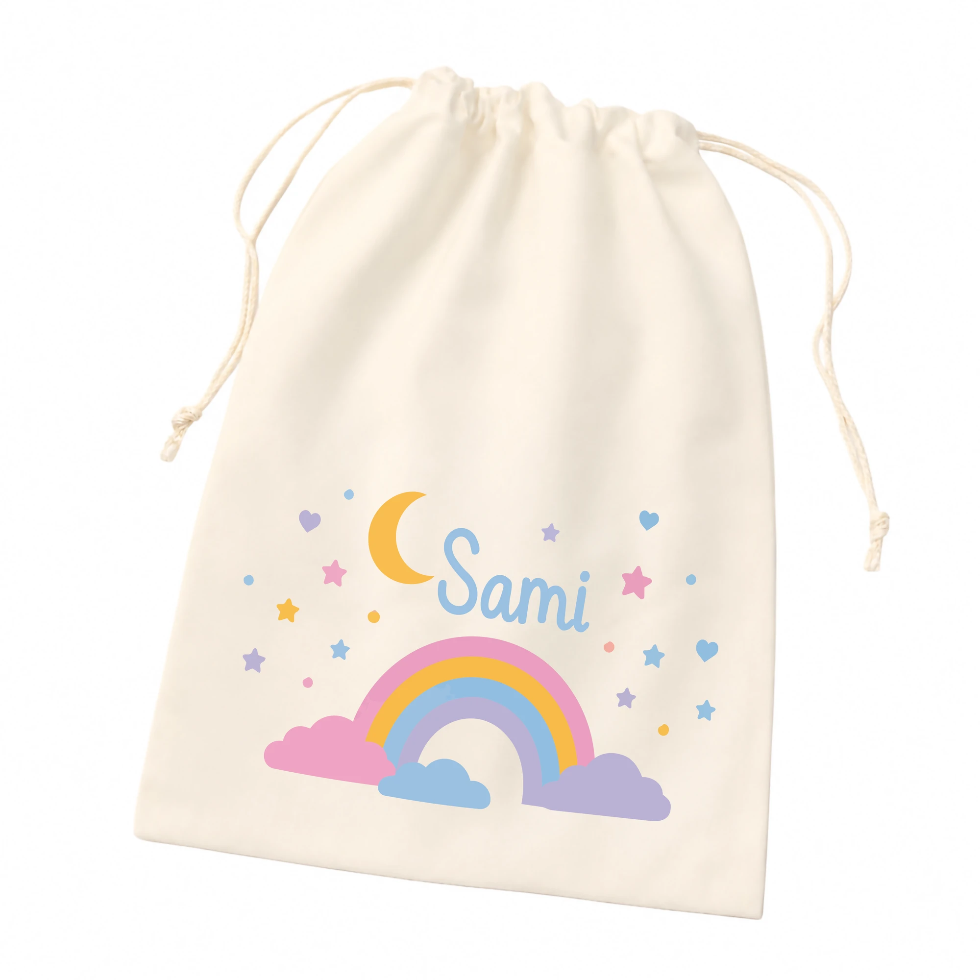 Cloudy Eid Drawstring Bag