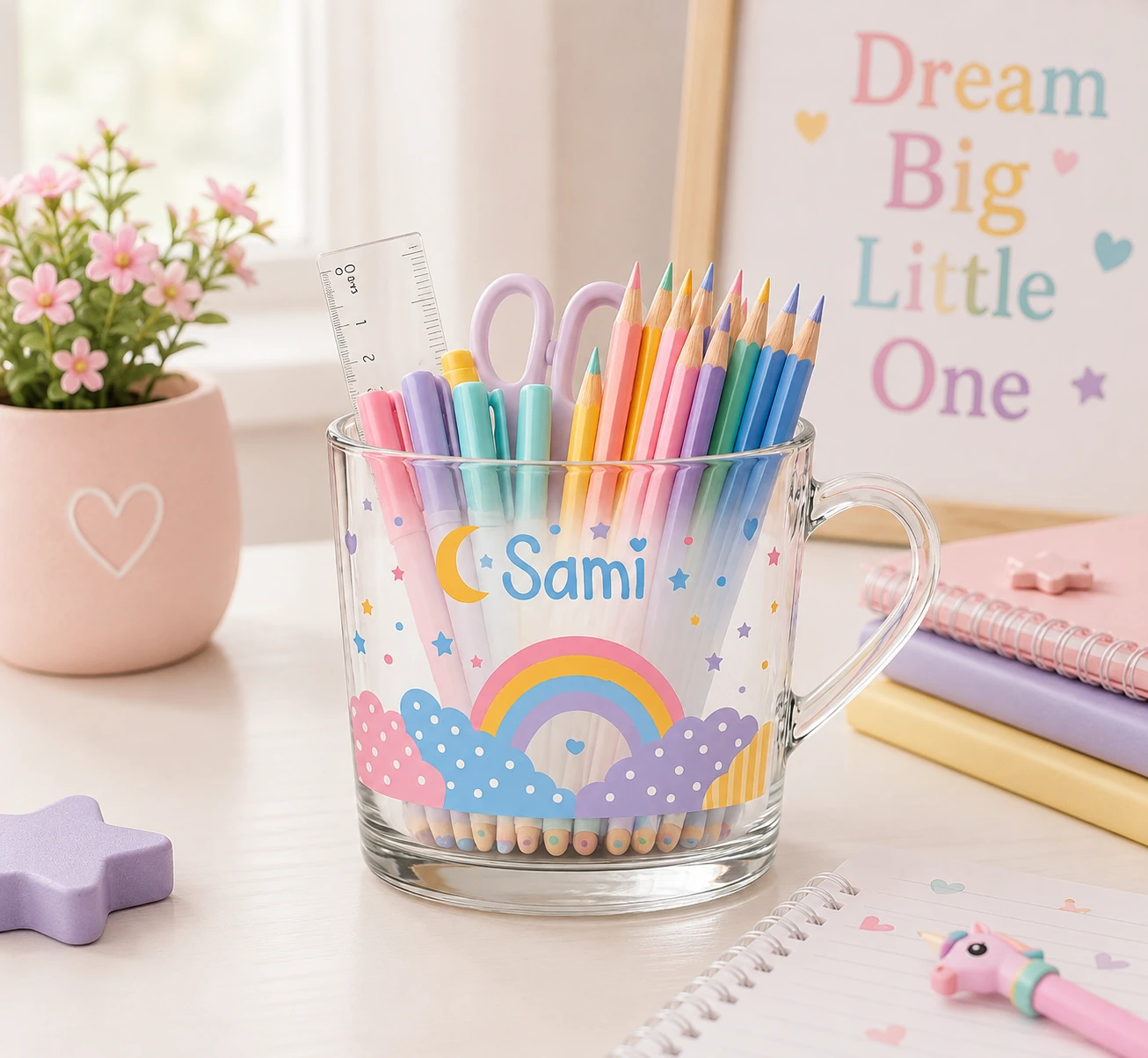 Cloudy Eid Transparent Mug