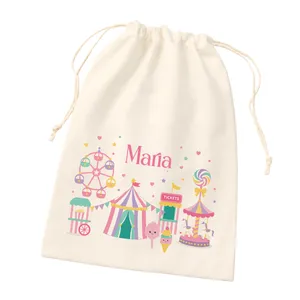 Cloudy Eid Drawstring Bag