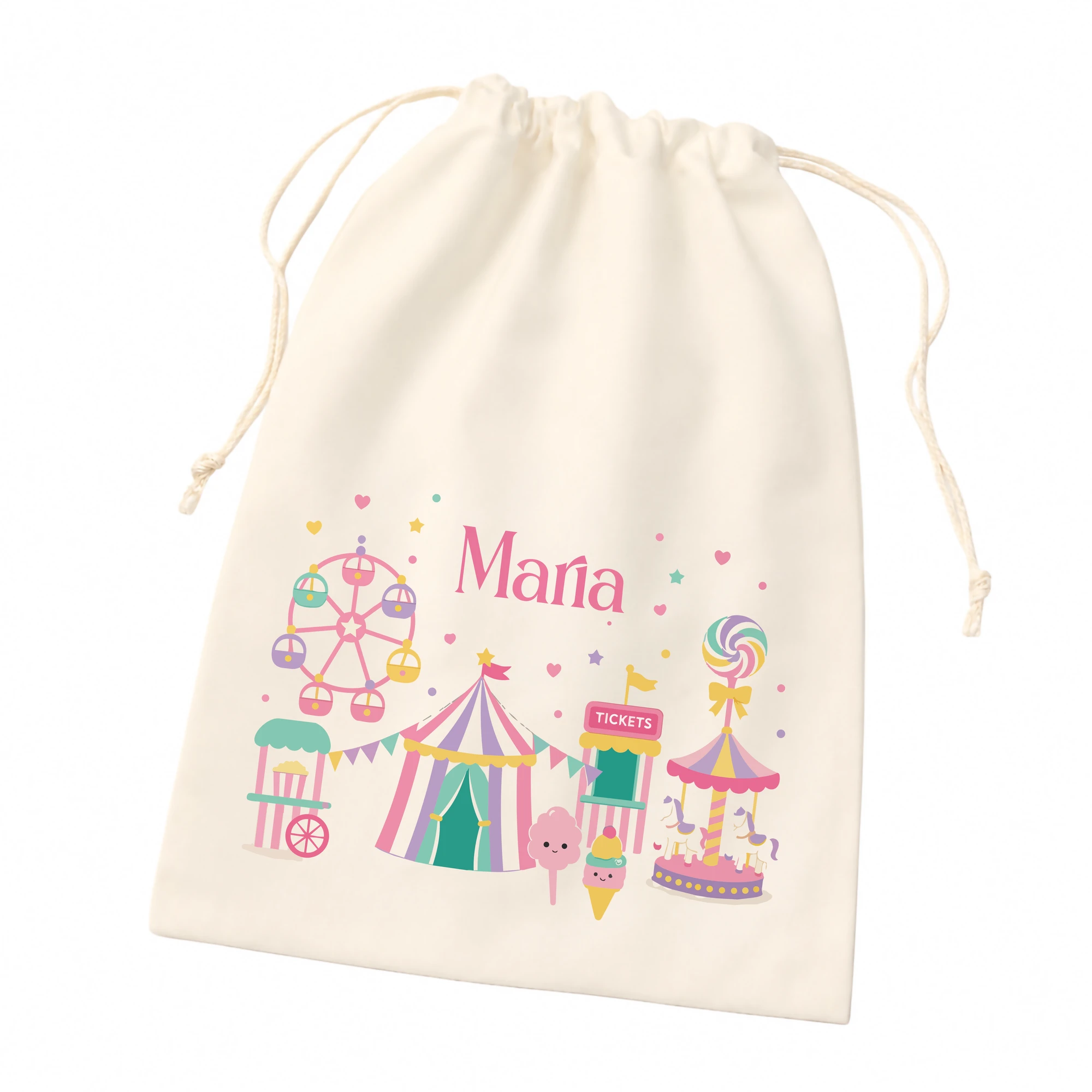 Cloudy Eid Drawstring Bag
