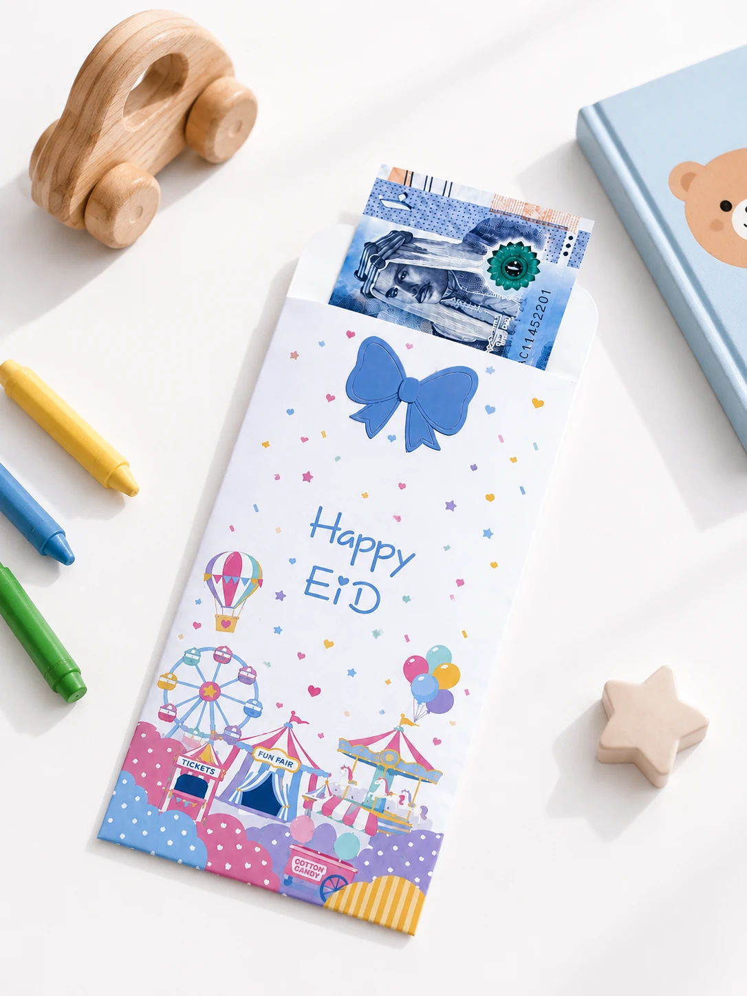 Single-Cloudy Eid Money Envelopes