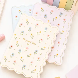 Soft Floral Stitched Notebook Set