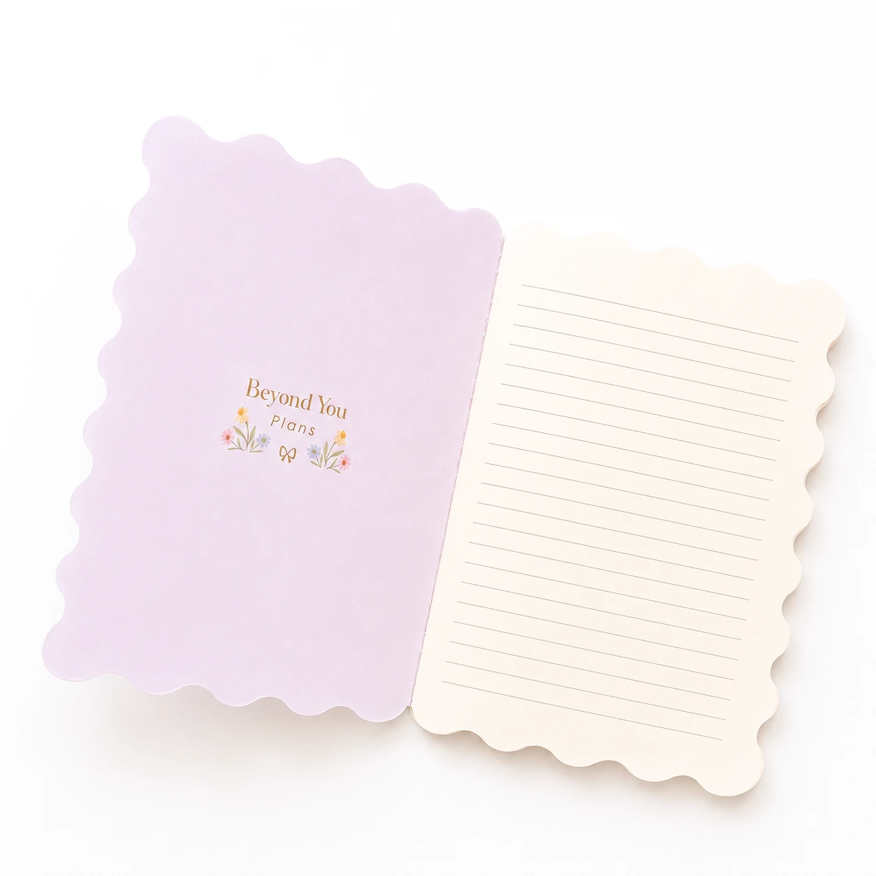 Soft Floral Stitched Notebook Set