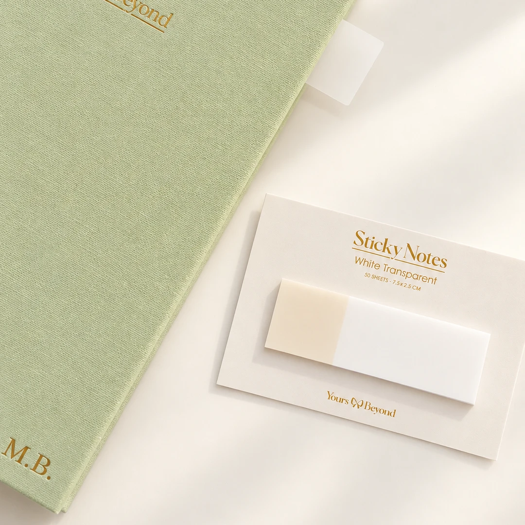 White Transparent Sticky Notes – image 2
