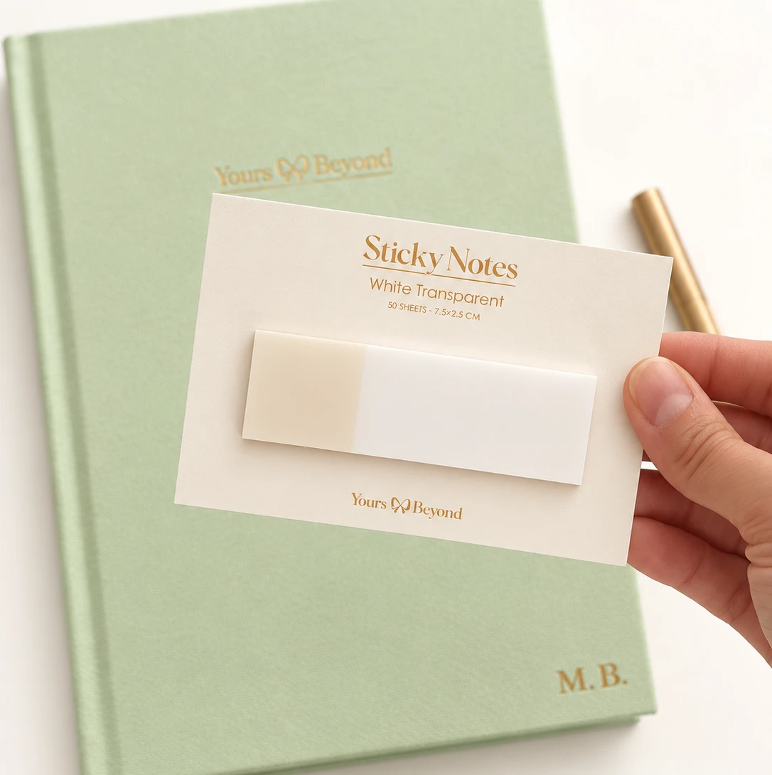 White Transparent Sticky Notes