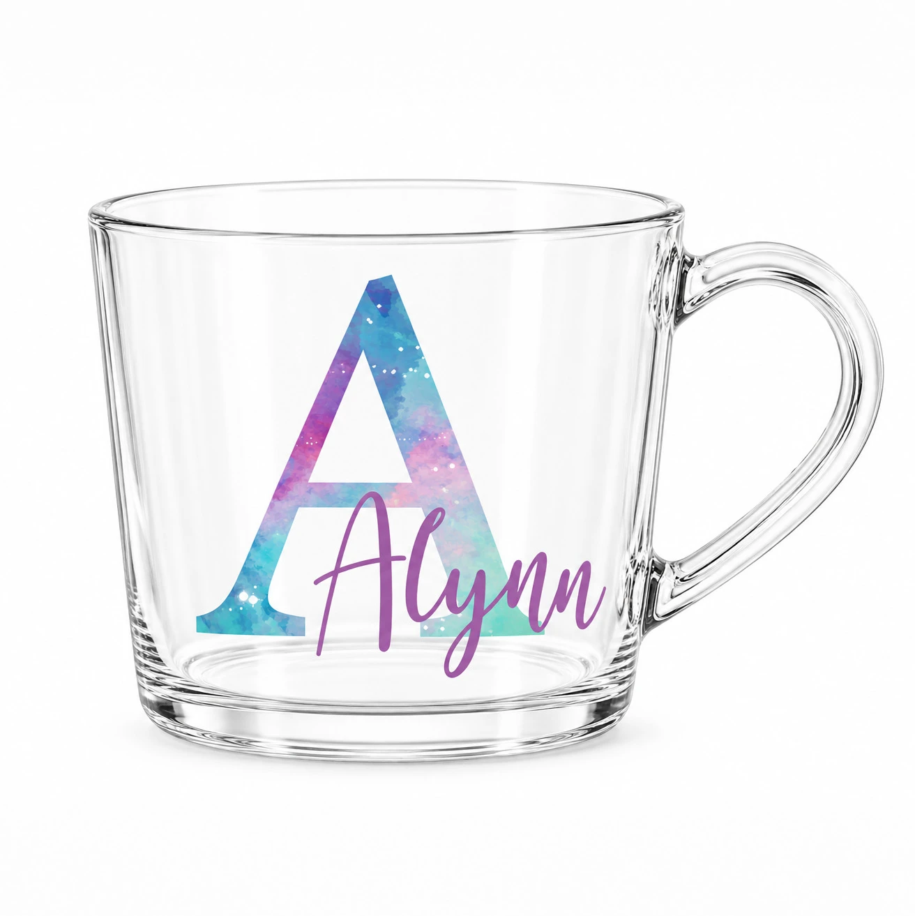 Y&B Initial Transparent Mug – image 8