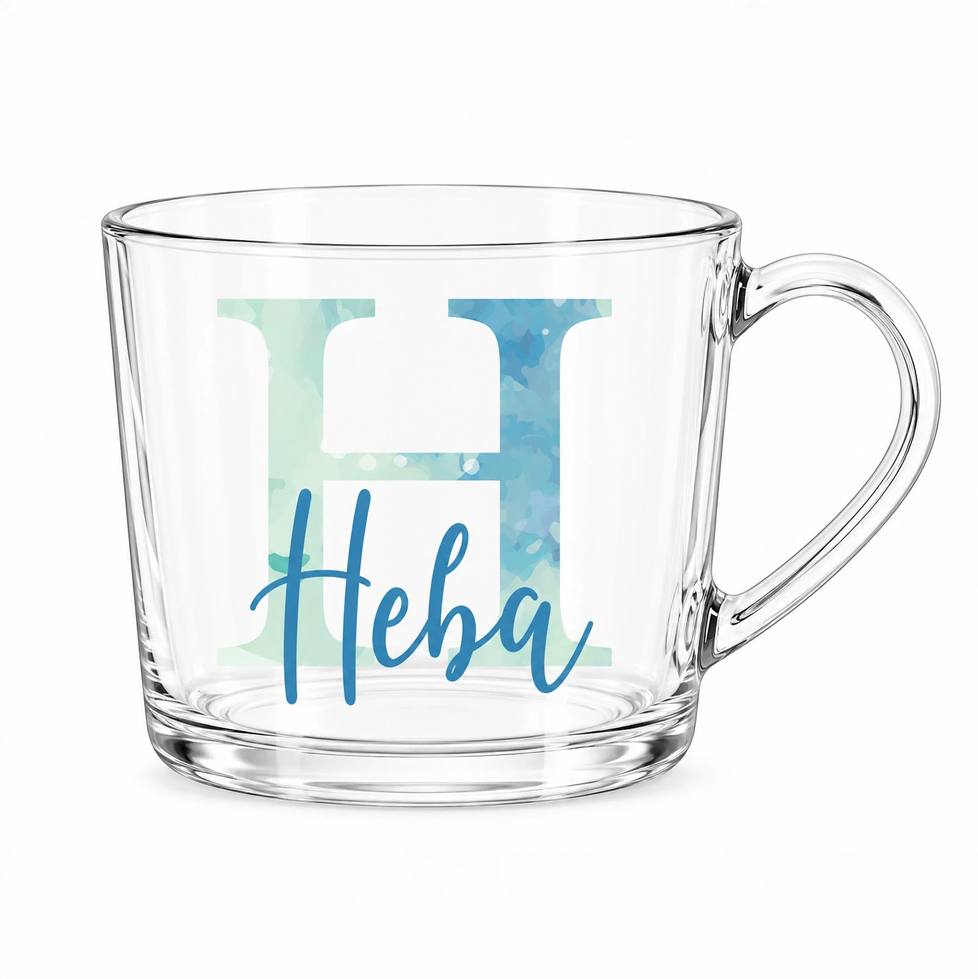 Y&B Initial Transparent Mug – image 9