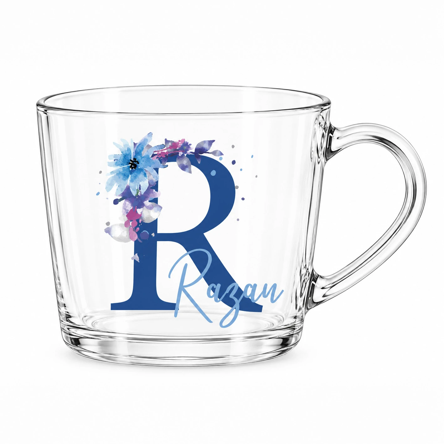 Y&B Initial Transparent Mug – image 6