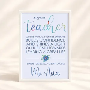 Teachers' Custom Frame