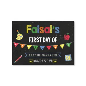 First Day of School Foam Board 