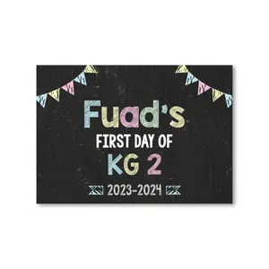 First Day of School Foam Board 