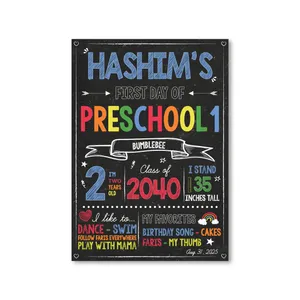 First Day of School Foam Board
