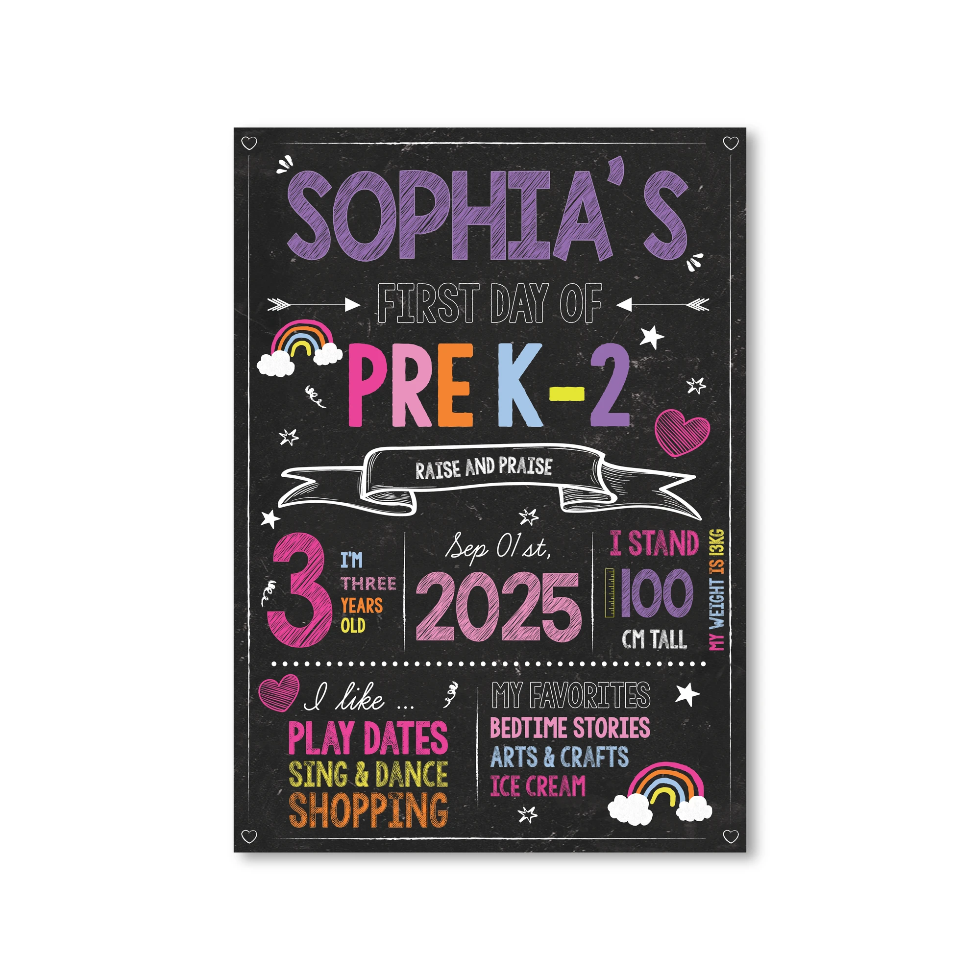 First Day of School Foam Board – image 2
