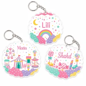 Cloudy Eid Acrylic Keychain