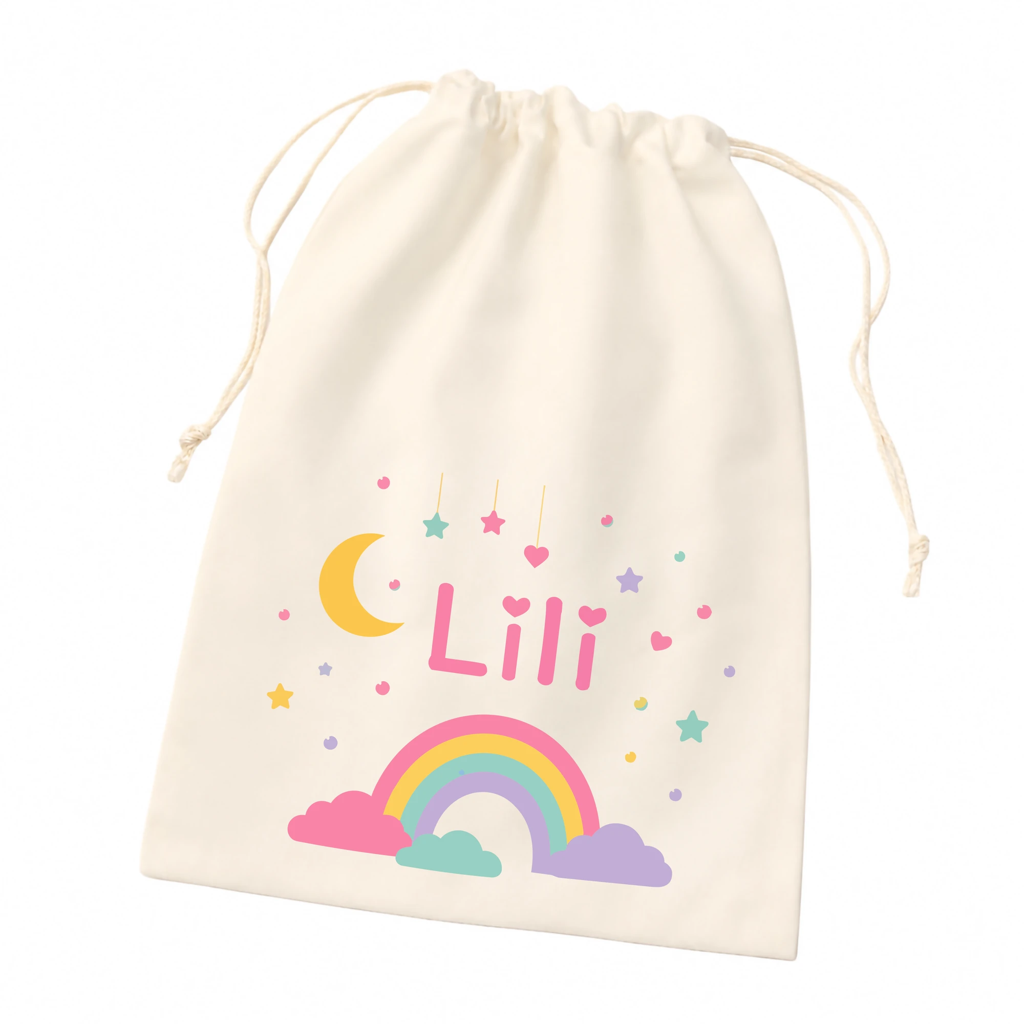 Cloudy Eid Drawstring Bag