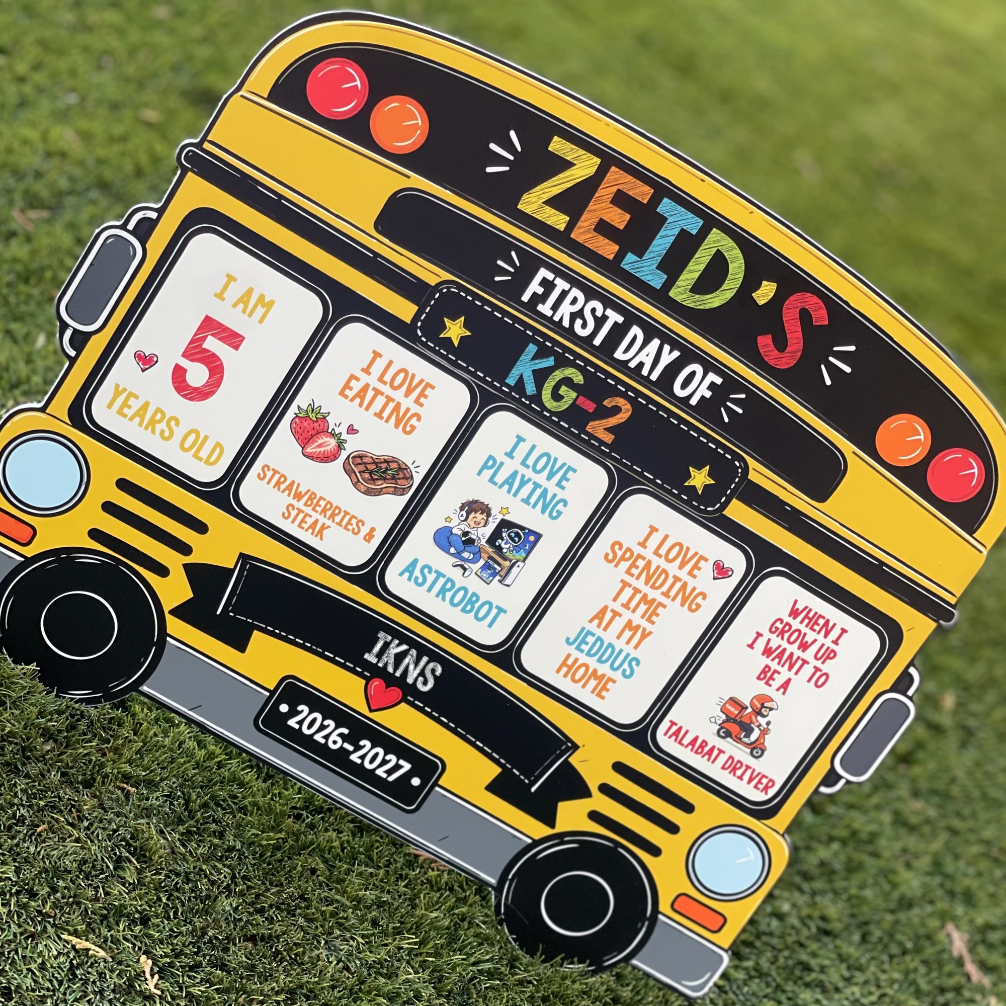 School Bus Foam Board – image 3