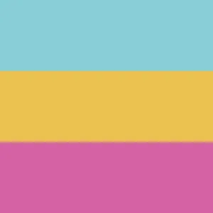 Turquoise / Yellow / Pink (Soft)