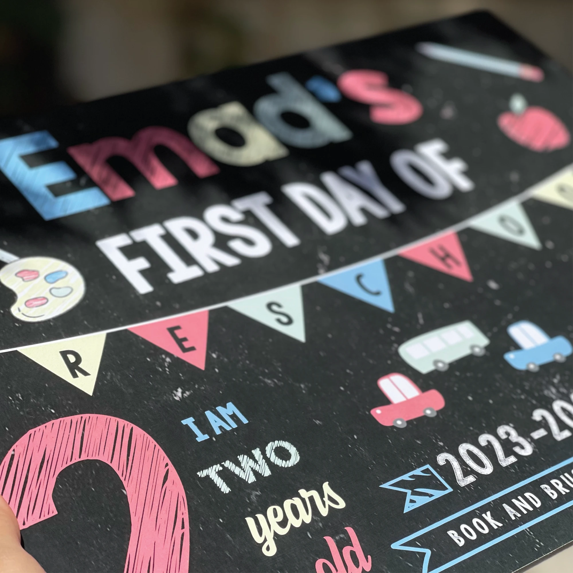 First Day of School Foam Board – image 4
