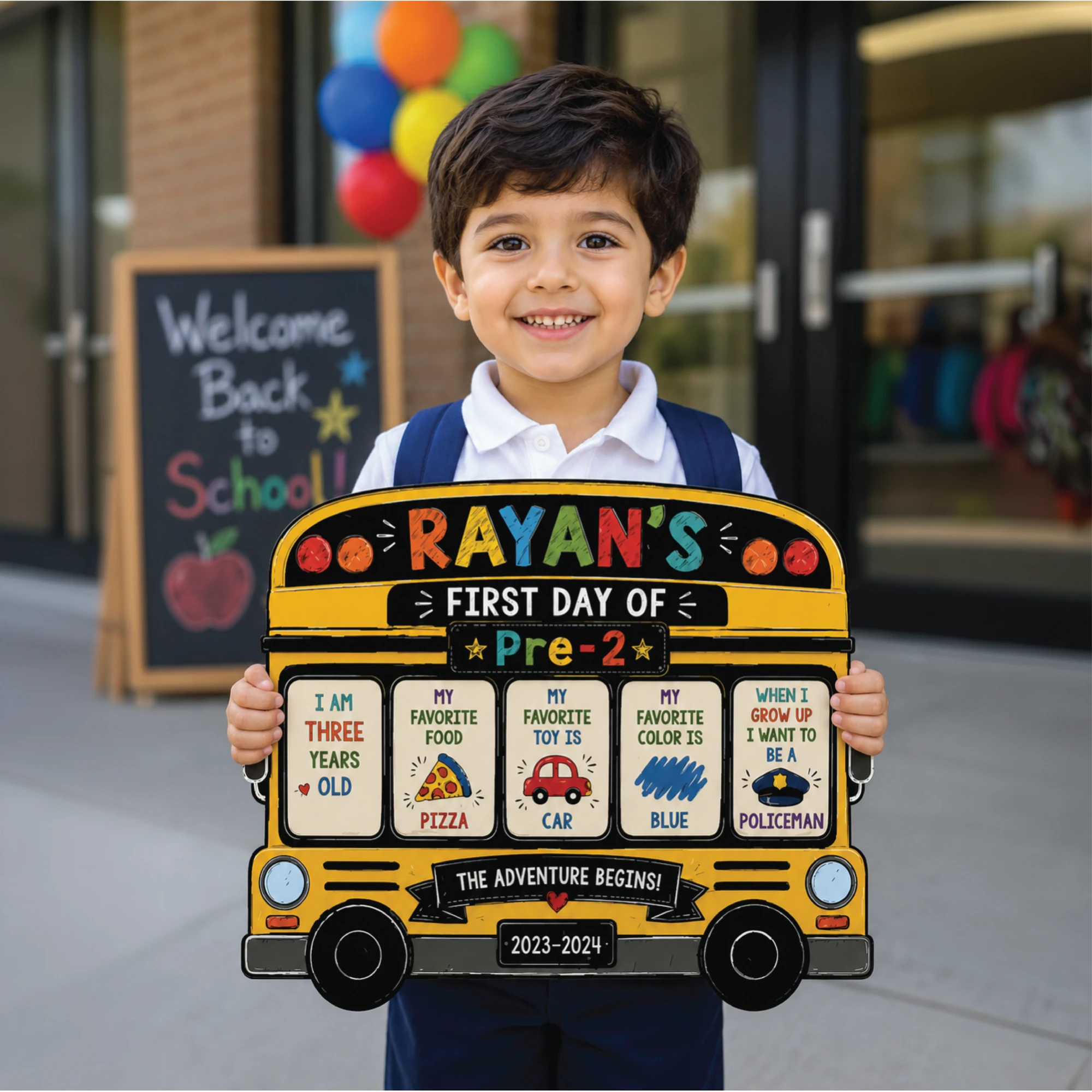 School Bus Foam Board – image 2