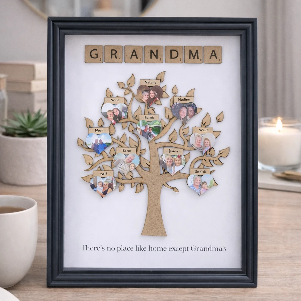 Wooden Family Tree Frame