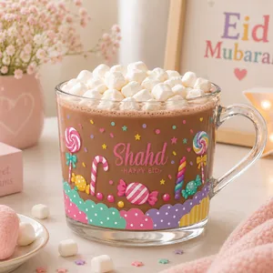 Cloudy Eid Transparent Mug