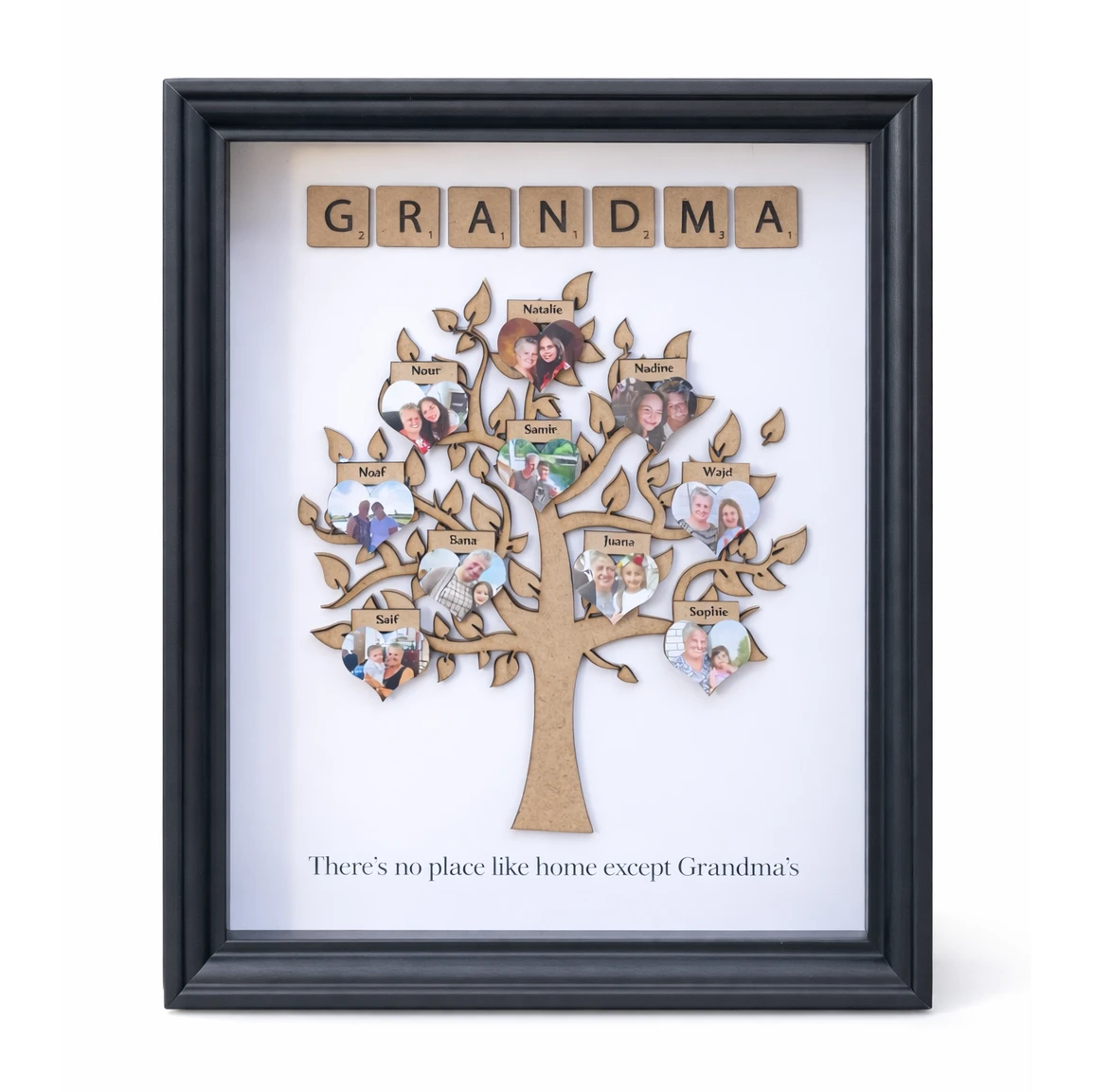Wooden Family Tree Frame