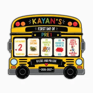 School Bus Foam Board